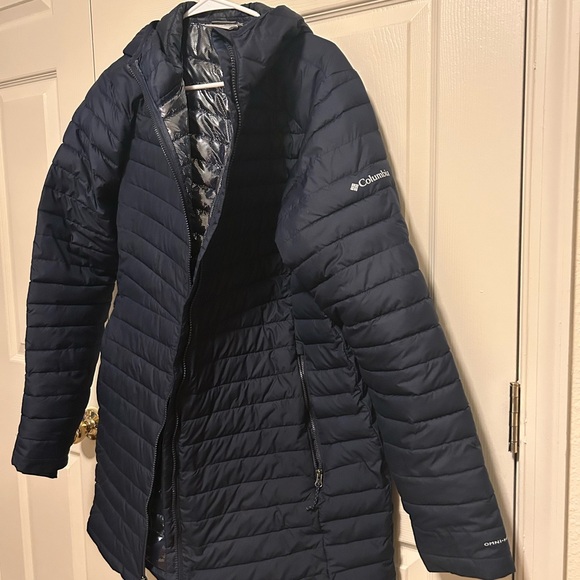 Columbia Navy Puffer Jacket - Picture 1 of 5